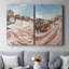 Impasto Plateau I - Toile tendue avec châssis de qualité supérieure - Prêt à accrocher-108965394
