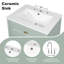 Meuble-lavabo compact et lavabo compact vert