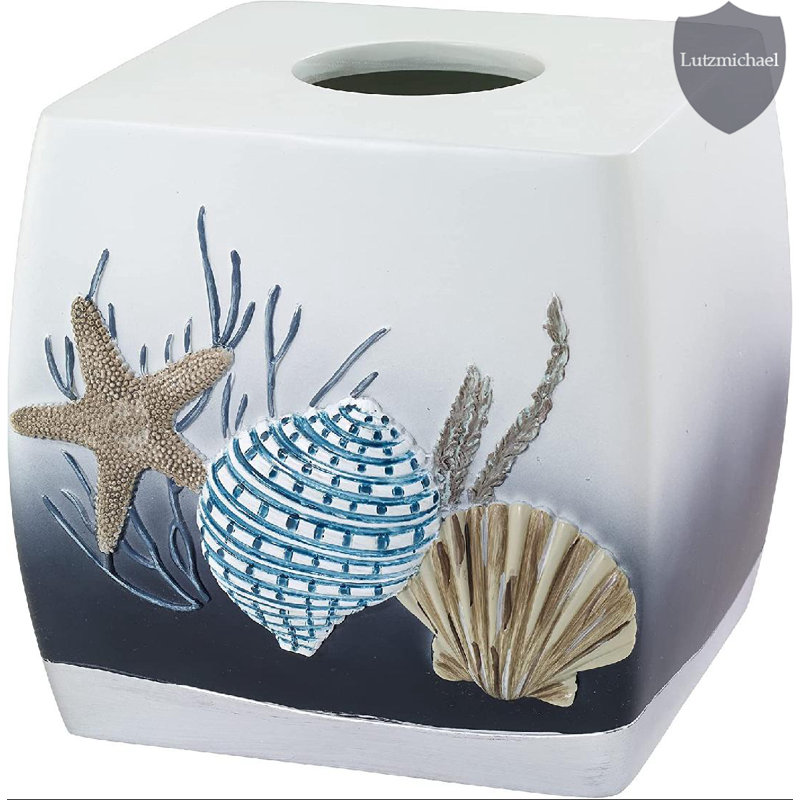 Couvercle de boîte de papier hygiénique Blue Lagoon