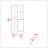 St. Clair Linen Cabinet, Two Interior  Shelves, Two Open Shelves, Single Door-286330642