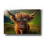 Art mural sur toile Epic Graffiti «Highland Cow Sun lunettes 2» par Rey Klimt-111160454