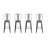 Uvalda Counter Stool with Metal Frame-734966273