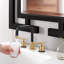 Robinet de lavabo de salle de bain espacé de 8 pouces à 3 trous avec bonde escamotable et conduites d'alimentation (paquet de 2)-103515670