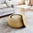 Round Storage Ottoman