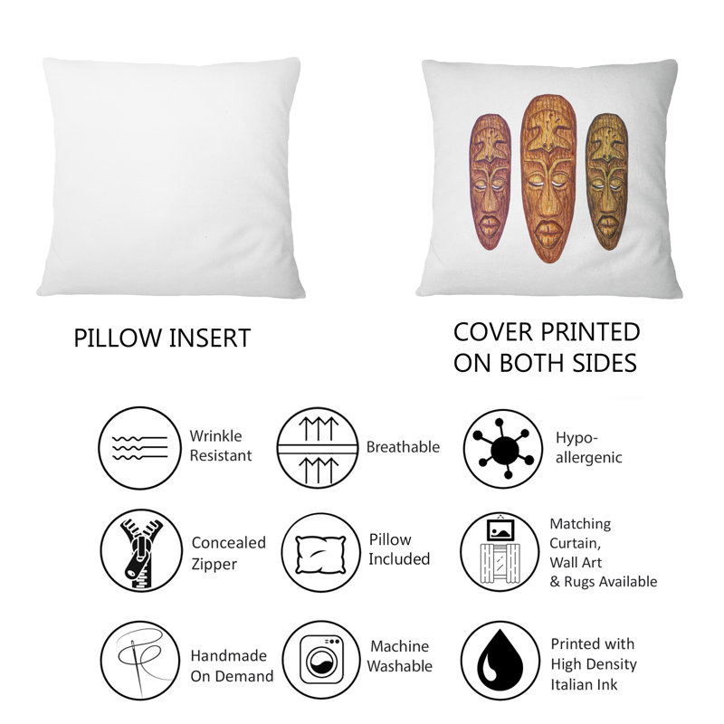 Coussin décoratif Three Three Tribal