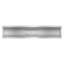 Drain de plancher en acier inoxydable 12 po x 60 po, calibre 14 avec grille de style métro et panier de vidange amovible, homologué NSF (km-ftg-1260)