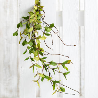 Heather & Corn Leaf Twig Garland, (6')