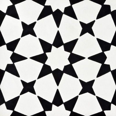 8" x 8" Cement Patterned Wall & Floor Tile