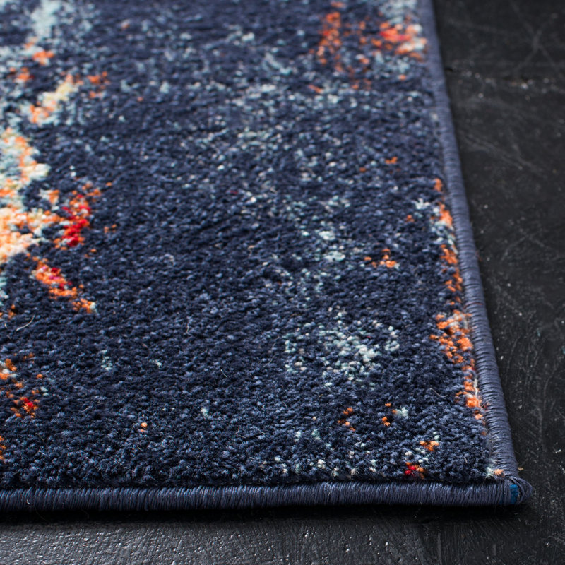 Amol Performance Abstract Rug, Rectangle 6' x 9'