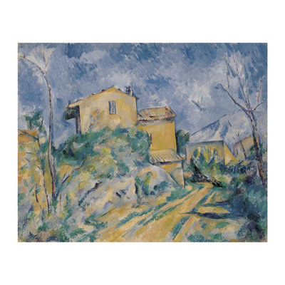Maison Maria avec vue sur le château noir, Paul Cézanne, estampe numérique