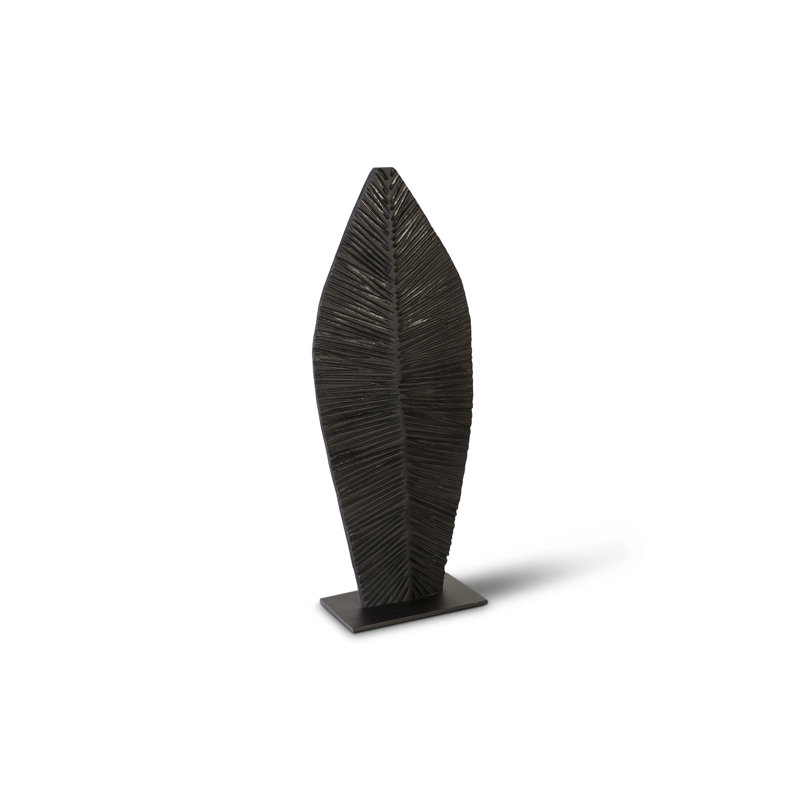Carved On Stand Sculpture, Burnt