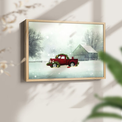 Chirstmas Art-XVI -Framed Print - Restickable