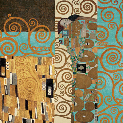 Klimt III 150° Anniversary by Gustav Klimt - Wrapped Canvas Print