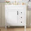 Meuble-lavabo 30 po avec lavabo en céramique-117168854