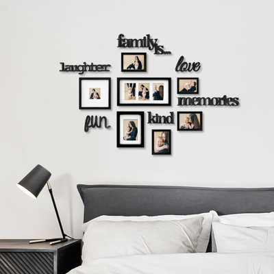 Family Collage Gallery Picture Frame Set