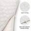 Aspire Homeware Embossed Square Velvet Cushion Covers-961055126-961055149