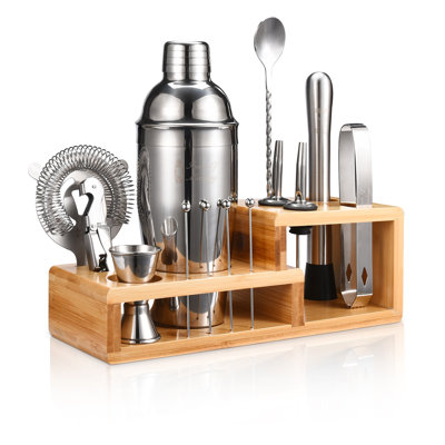 Rylon Bartender Kit - Bar Tool Set - Mixology Bar Set Cocktail Shaker Set