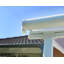 Canopia By Palram 555cm W x 295cm D Glass White Cover Retractable Patio Awning