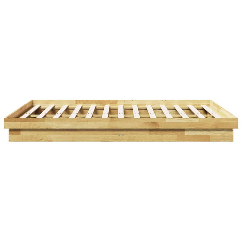 Solid Wood Bed, European Double (140 x 200 cm)