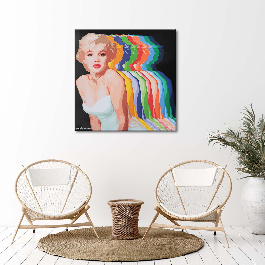 Leinwandbild Pop Art Marilyn Monroe