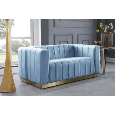 Tyneside 62.5'' Velvet Loveseat