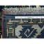 Tapis oriental 5 pi x 6 pi 10 po à motif d'éléphants afghans noué à la main bleu avec éclat de couleur 0C13CA2A056C42D08D03D204690AA32C