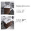 Meuble-lavabo simple autoportant 30 po avec plateau Anouschka-1415606698-1415606699