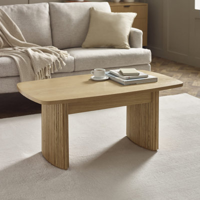 Auman Fluted Compact Coffee Table