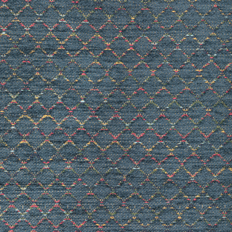 Bissy Cotton Blend Performance Fabric, Blue