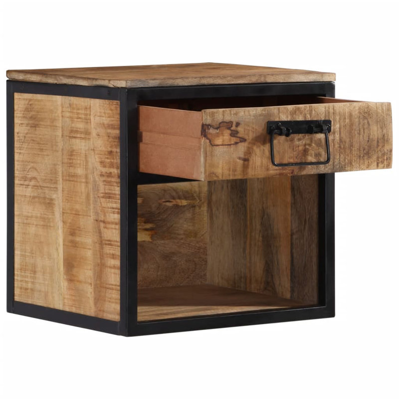 Renn 40cm W Iron Bedside Table