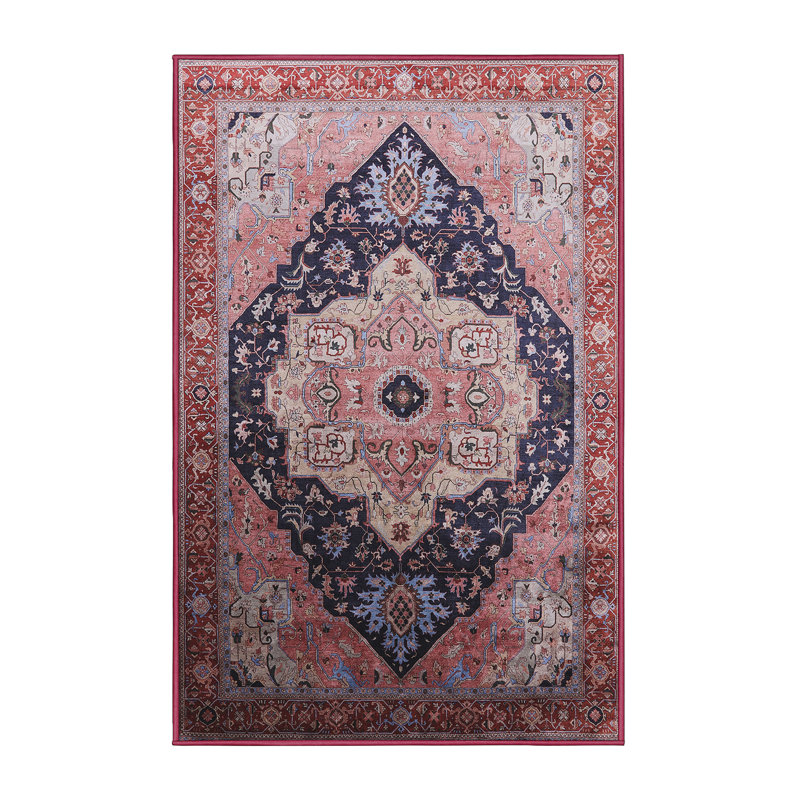 Tapis brun à motif oriental, Rectangle 8 pi x 10 pi