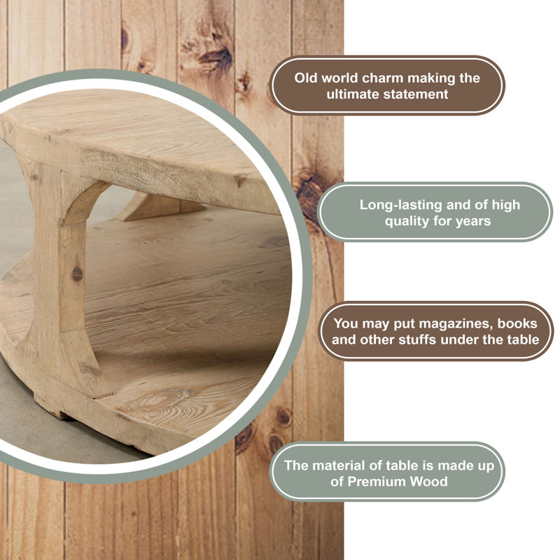 Solid Wood Coffee Table
