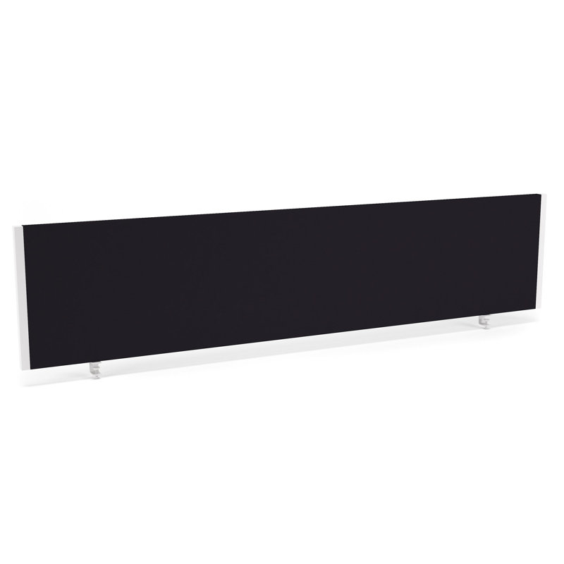 Thurlos Desk Dividers, 400cm H x 1,800cm W, Black