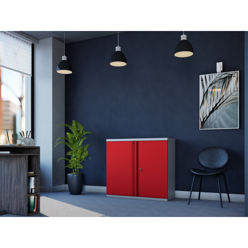 91.5cm Wide File Cabinet, Red
