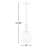 Edmiston 1-Light Pendant in Chrome-487097502