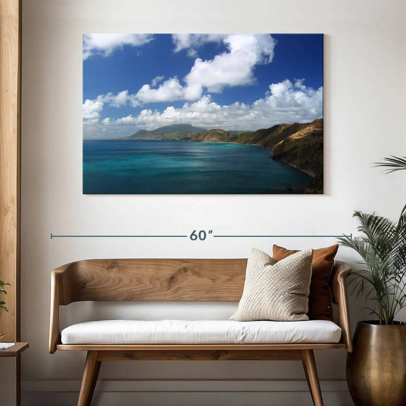Nicci Saint Kitts Coastline, H 32 po x l 48 po