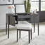 Ensemble de coiffeuse avec tabouret et miroir-900008219