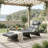 All Weather Outdoor Patio Wicker Chaise Lounge Chair