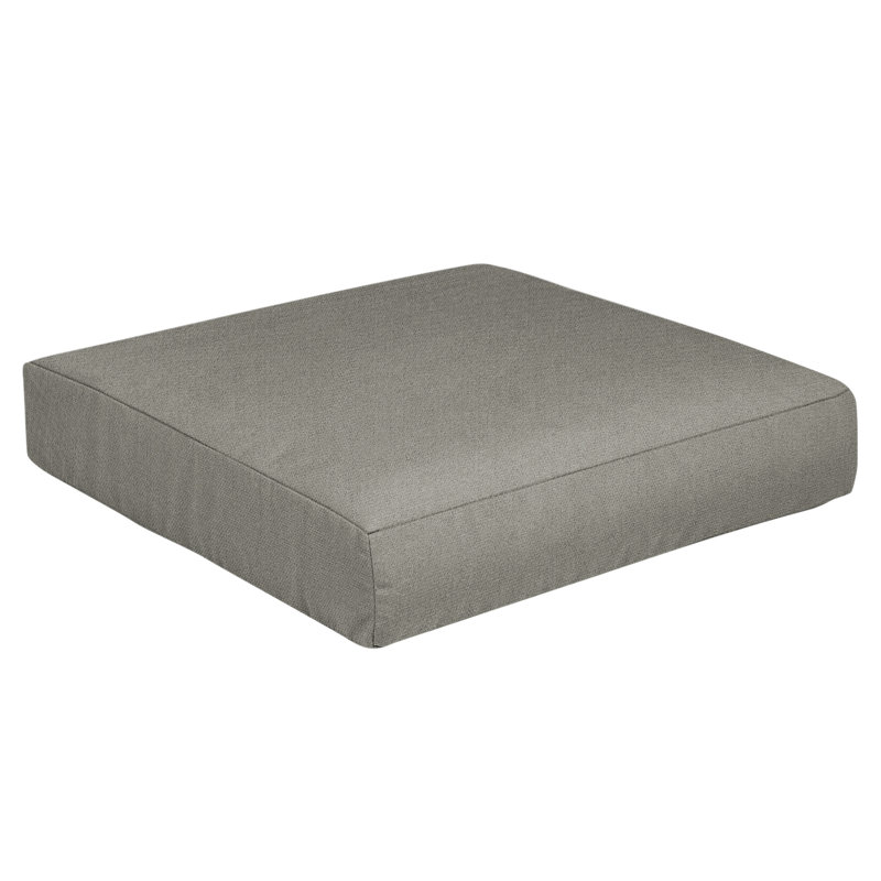 Coussin de siège d'extérieur Sunbrella, L 25 po x P 23 po, Sunbrella® gris