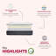 14 In. Hybrid Plush Foam Mattress - Full, Soft Polyester Knit Cover, Multi-Layer Foam Mattress