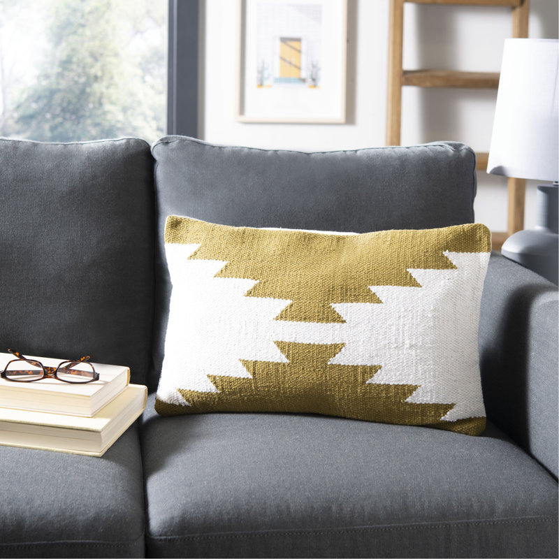 Balzer Geometric Cotton Throw Pillow