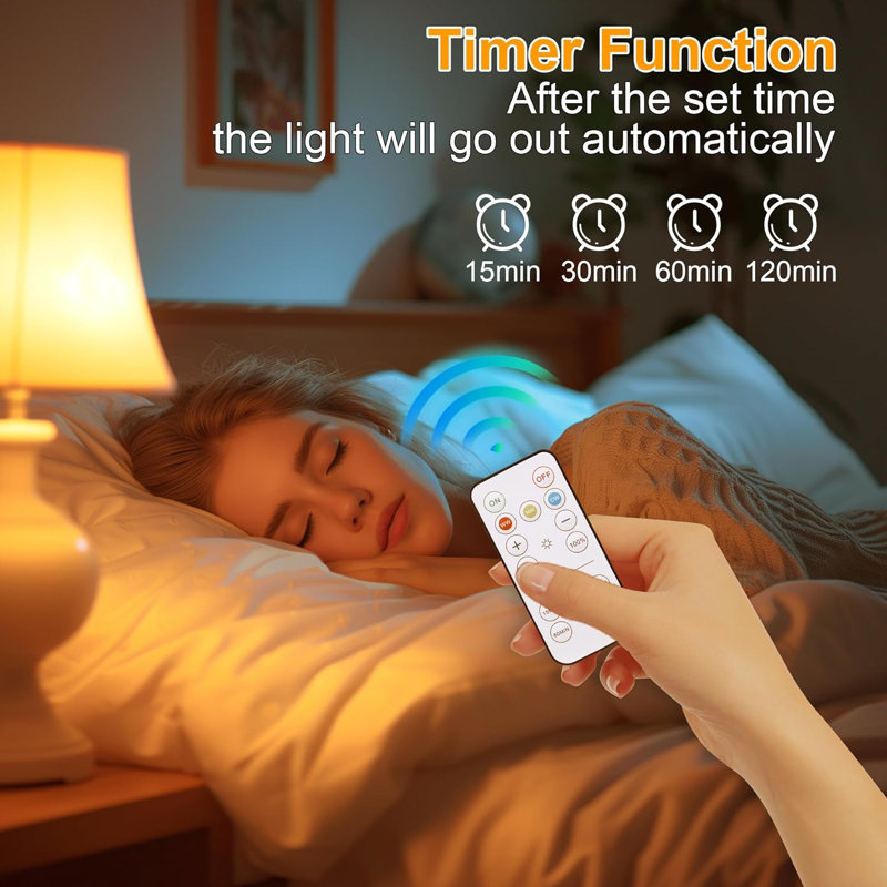 Ampoule sans fil rechargeable à DEL RVB
