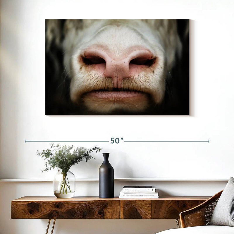 Brampt Cow Muzzle, 26" H x 39" W