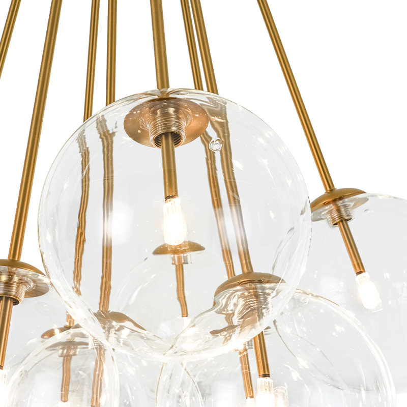 Plafonnier semi-encastré 11 lumières
