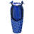 32.5" Ceramic Outdoor Water Fountain with LED Lights, Trickling Waterfall & Honeycomb Pot with KD Vivid Birds in Cobalt Blue Glaze for Garden Patio Balcony Oasis-381907389