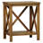 Paignt Solid Wood End Table-1573629249