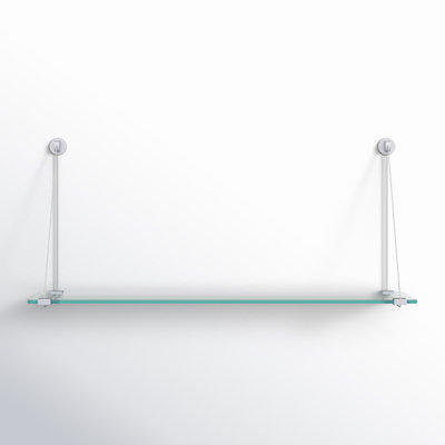Earlham Tempered Glass Bracket Shelf