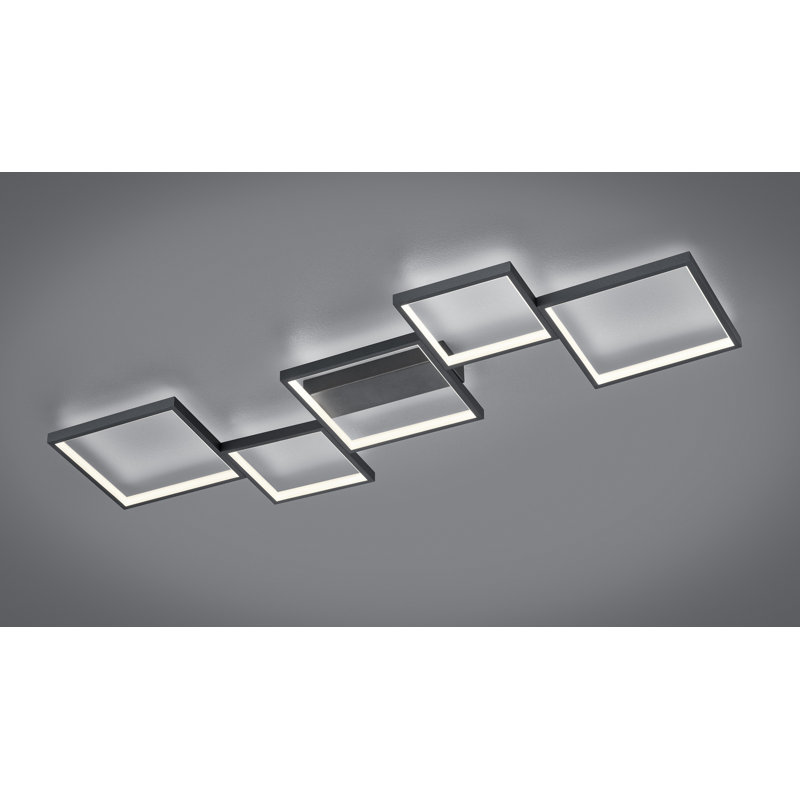 Norrell LED Flush Mount, Black