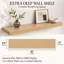 Étagère murale flottante 2 pièces, profondeur 9,3 po, fixation murale-686326001-686532426