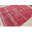 Large Red Turkish Rug Handmade For Floor Decor With Bohemian Style Ideal For Spacious Areas And Rooms